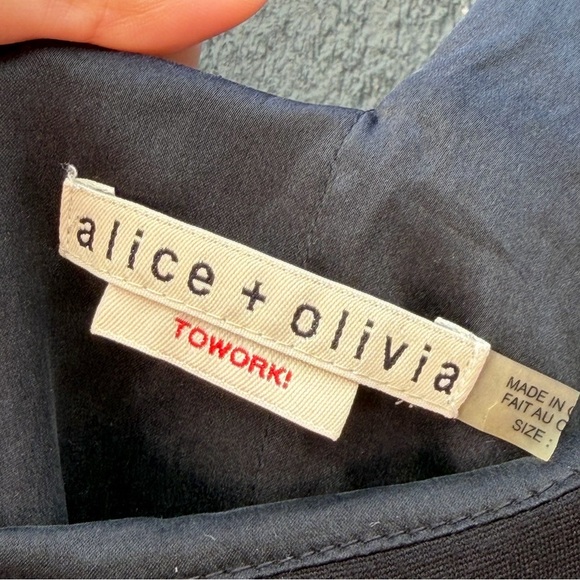 Alice + Olivia black work mini dress - Picture 5 of 5